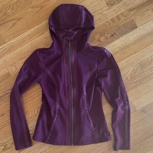 Athleta Plum Verbier Full Zip XS Jacket